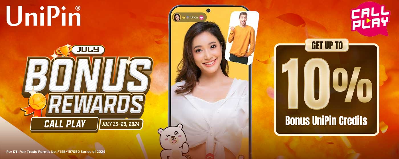 July Bonus Rewards: CallPlay (PH)